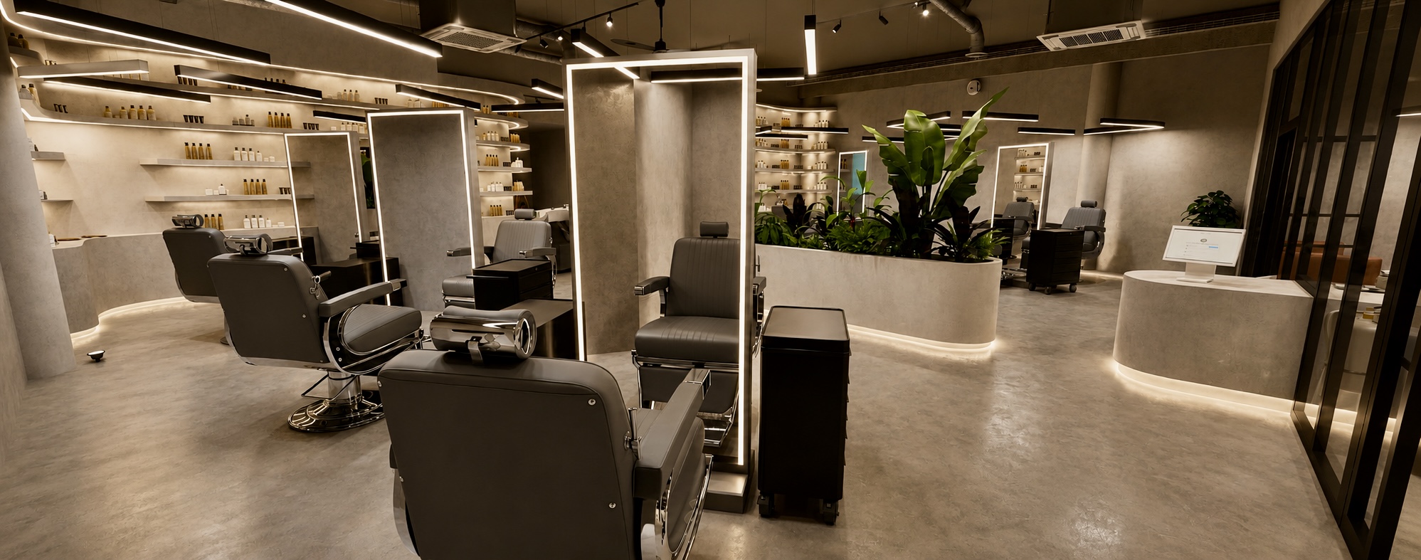 Coffee shop & salon de coiffure — vue 2 sur 4
